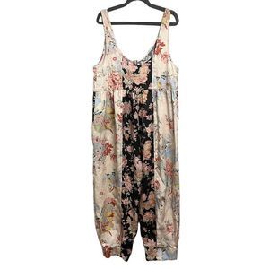 Free People Birdsong Printed Jumpsuit Size Large